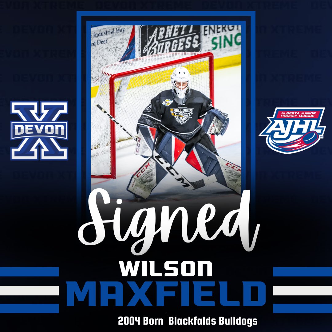 Wilson Maxfield Signs With Devon Extreme Of The AJHL