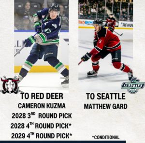 Gard, Vlooswyk, & McInnis Traded In Rebels Clearing House